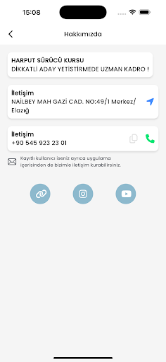 Harput Sürücü Kursu ekran görüntüsü