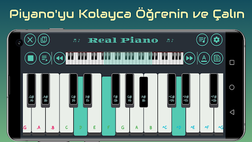 Gerçek Piyano ekran görüntüsü
