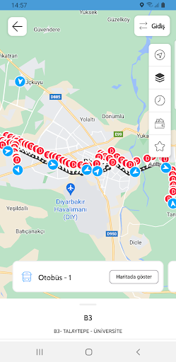 Diyarbakır Ulaşım ekran görüntüsü