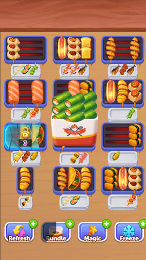 Grill Sort: Food Cook Puzzle ekran görüntüsü