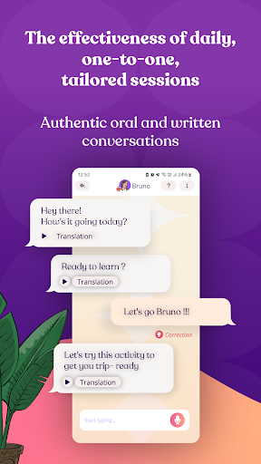 Aimigo Language Coach ekran görüntüsü