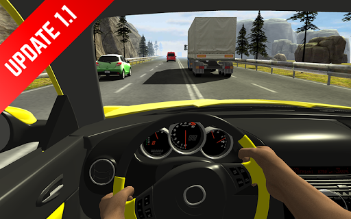 Racing in Car ekran görüntüsü