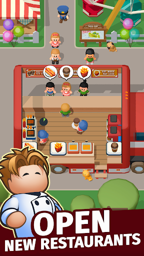 Foodventure Inc: Yemek Idle ekran görüntüsü