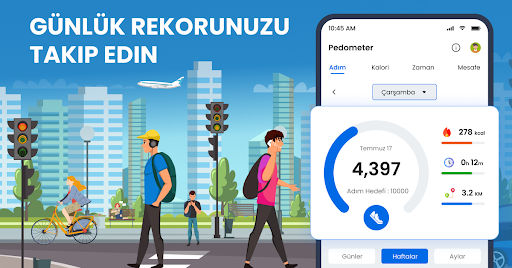 Pedometer-Step Fitness Tracker ekran görüntüsü