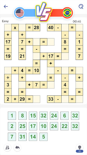 Matematik Bulmaca - Crossmath ekran görüntüsü