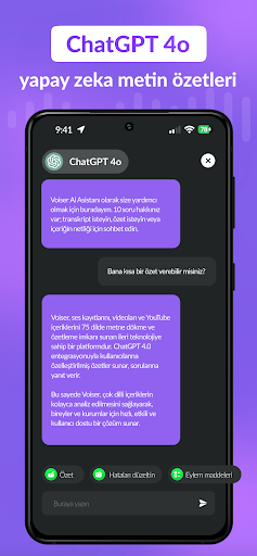 Speech to Text Transcriber STT ekran görüntüsü