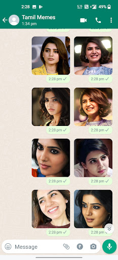 Samantha Stickers ekran görüntüsü