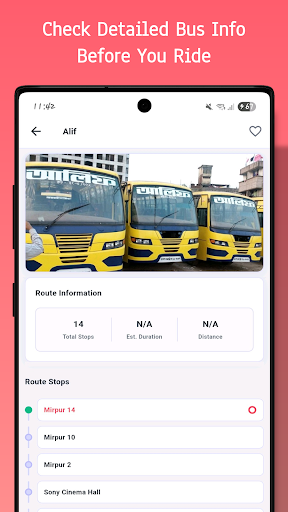 Bd Bus Route ekran görüntüsü