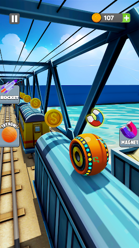 Tram Rolling Ball Adventure ekran görüntüsü