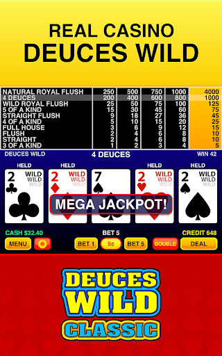 Deuces Wild Classic - Casino V ekran görüntüsü