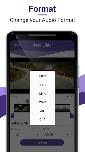 Video to Mp3 cutter- video con ekran görüntüsü