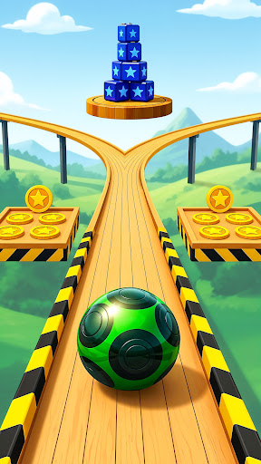 Rolling Ball Game Sky Ball Run ekran görüntüsü
