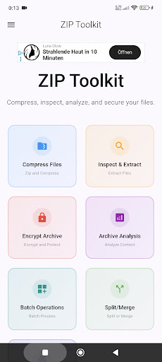 ZIP Toolkit: All-in-One ekran görüntüsü