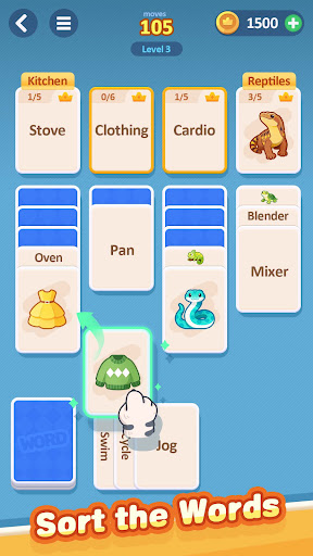 Word Sorta Solitaire ekran görüntüsü
