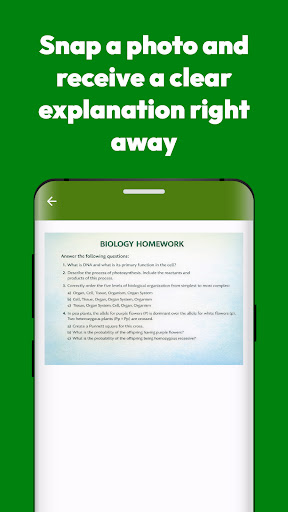 Biology Homework Helper AI ekran görüntüsü