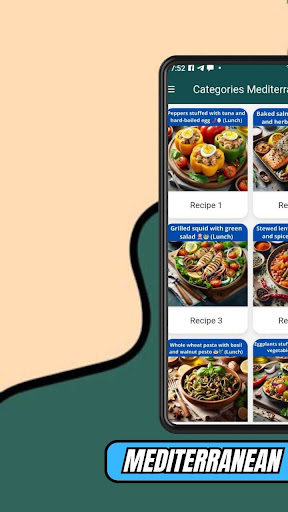 Mediterranean Diet ekran görüntüsü