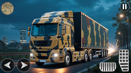 Army Cargo Truck Driving Games ekran görüntüsü