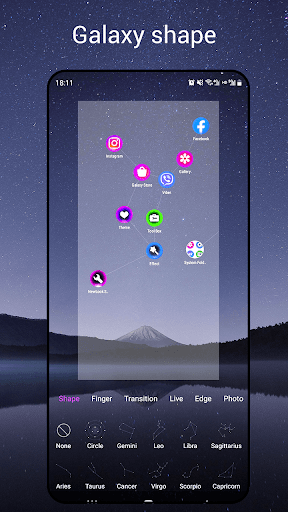 Newlook Launcher - Galaxy Star ekran görüntüsü