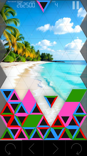 Triangles - fun puzzle game ekran görüntüsü