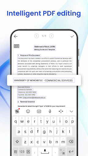 X Camera Scanner, PDF scanner ekran görüntüsü