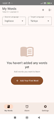 WordWake: Kelime Alarmı ekran görüntüsü