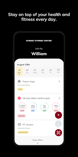 Gymies Fitness Center ekran görüntüsü