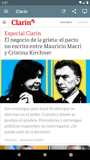 Argentina Periódicos ekran görüntüsü