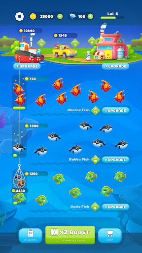 IDLE Fishing Tycoon ekran görüntüsü