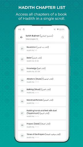 Daily Hadith Explorer ekran görüntüsü