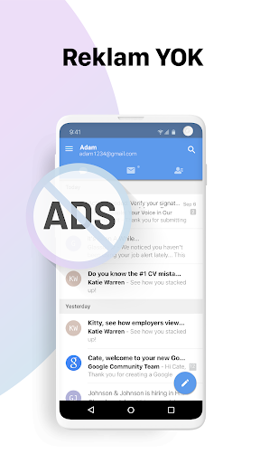 MailTime E-posta: Email Inbox ekran görüntüsü