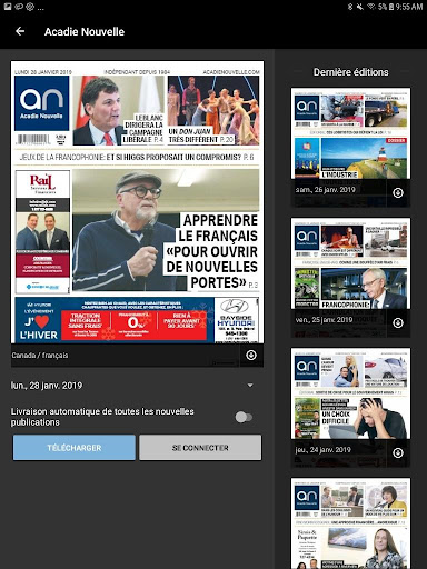 Acadie Nouvelle - Numérique ekran görüntüsü