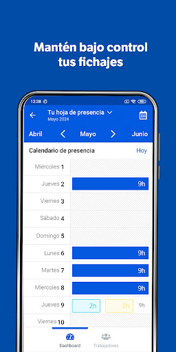 Gestión de Empleados ekran görüntüsü