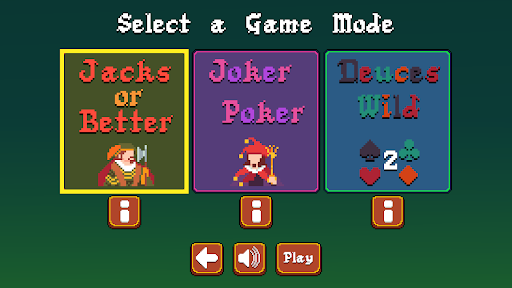 Pixel Video Poker ekran görüntüsü