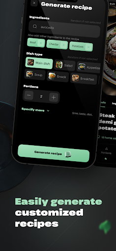 Slide Dish - AI recipes ekran görüntüsü