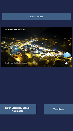 Artvin Şavşat Kameralar ekran görüntüsü