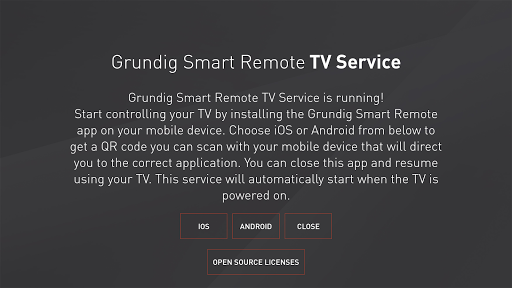 Grundig Smart Remote - TV Serv ekran görüntüsü