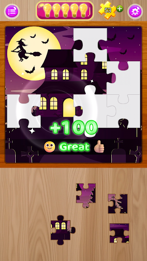 Halloween Jigsaw Puzzle ekran görüntüsü