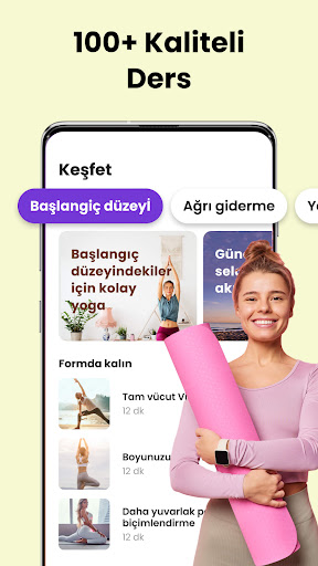 Acemiler İçin Yoga-Günlük Yoga ekran görüntüsü