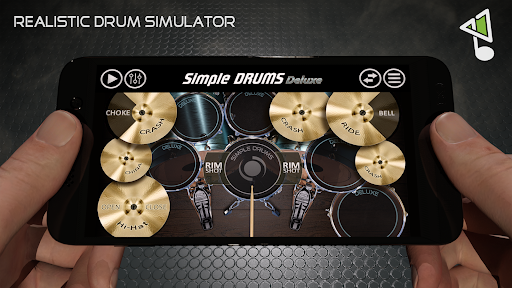 Simple Drums Deluxe: bateri ekran görüntüsü