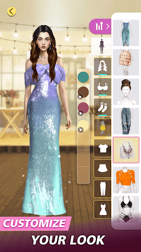 fashion dress up:girl makeover ekran görüntüsü