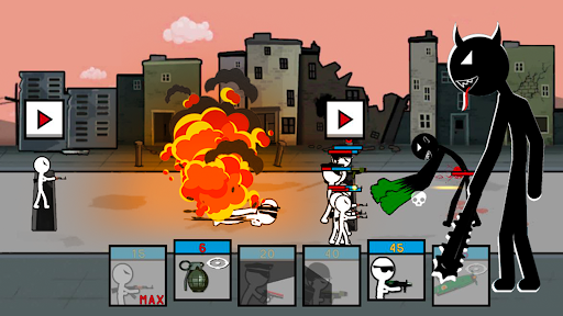 Stick Man Trenches: World War ekran görüntüsü
