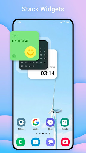 One S25 Launcher - S25 One Ui ekran görüntüsü