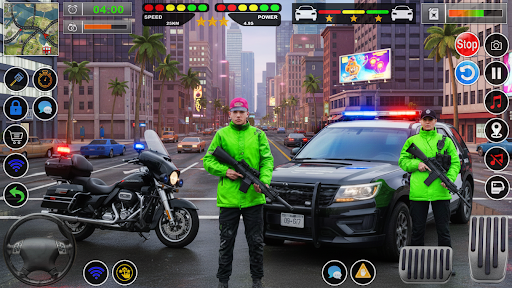 Police Car Driving Game 2025 ekran görüntüsü