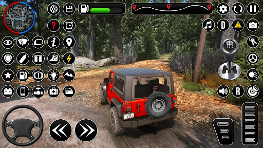 offroad 4x4 suv jeep sürüşü ekran görüntüsü