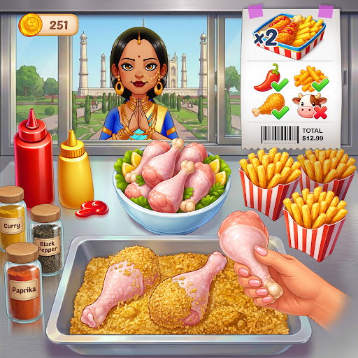 Kitchen Craze - yemek oyunları ekran görüntüsü
