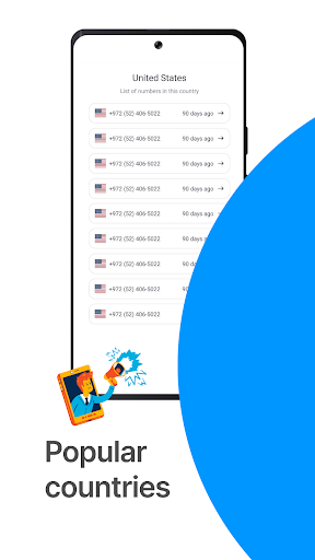 Receive SMS Online Temp Number ekran görüntüsü