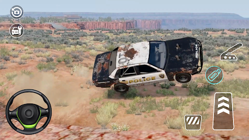 Jumping Car Damage Test Game ekran görüntüsü