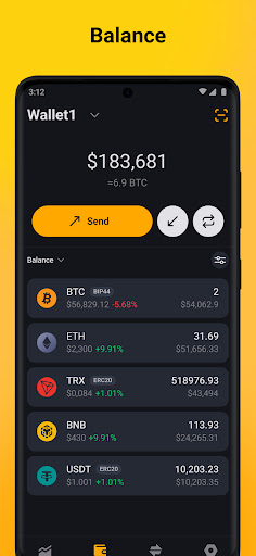 Unstoppable Crypto Wallet ekran görüntüsü