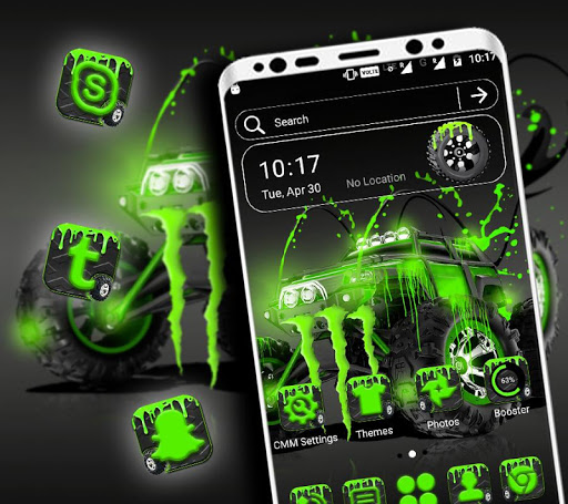 Monster Truck Launcher Theme ekran görüntüsü