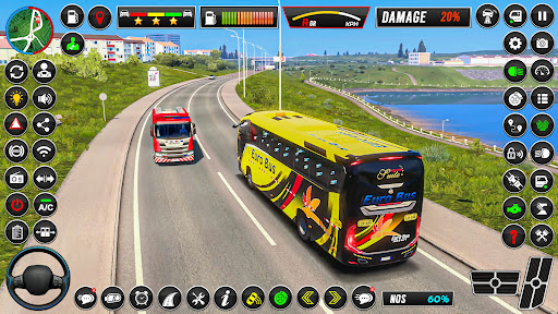 School Bus Driving coach bus ekran görüntüsü